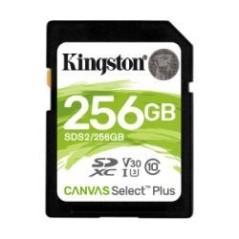 Kingston Canvas Select Plus SDXC 256GB - High-Speed 100MB/s for Ultimate Storage Performance